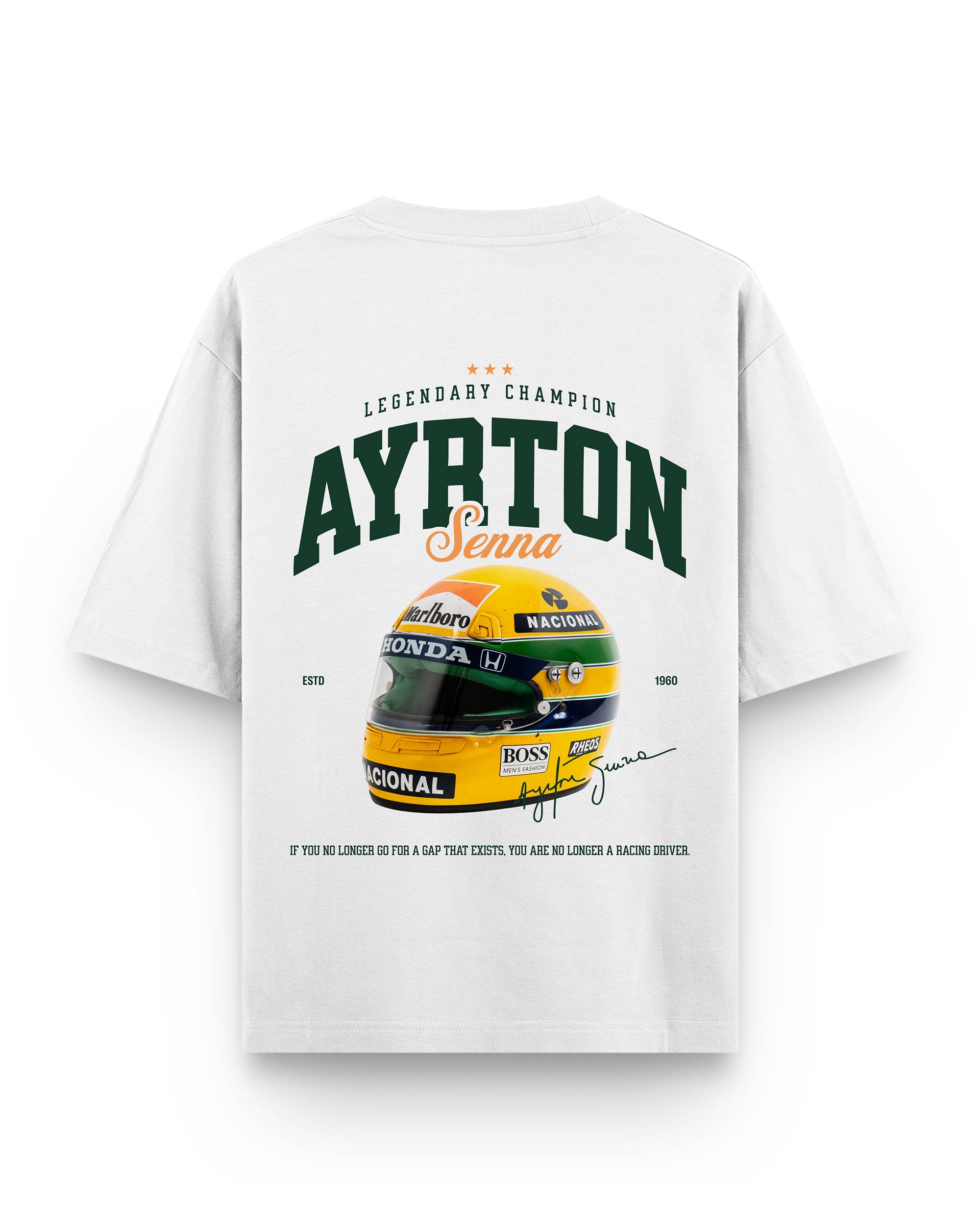 'The Racing God' Oversized Tee