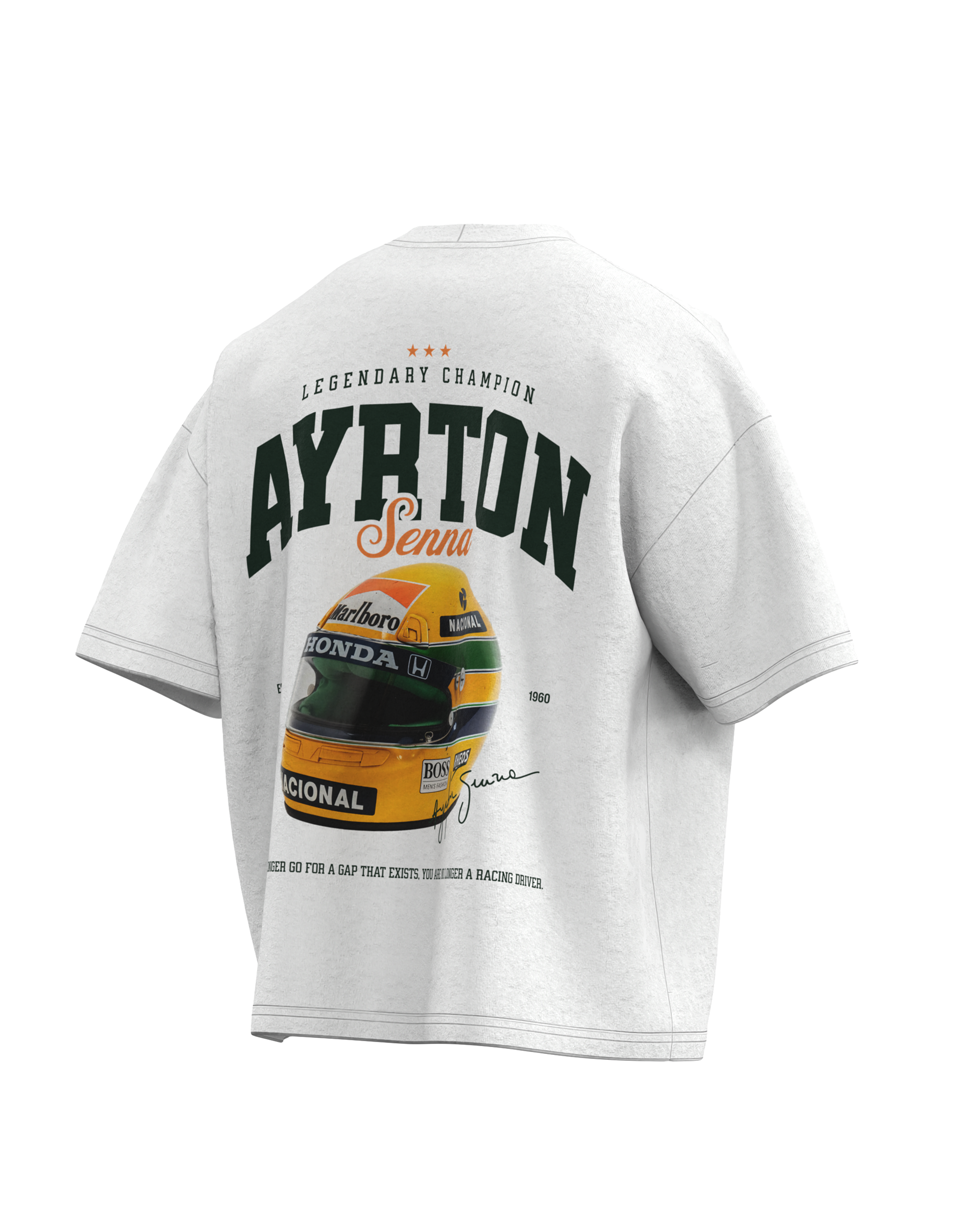 'The Racing God' Oversized Tee