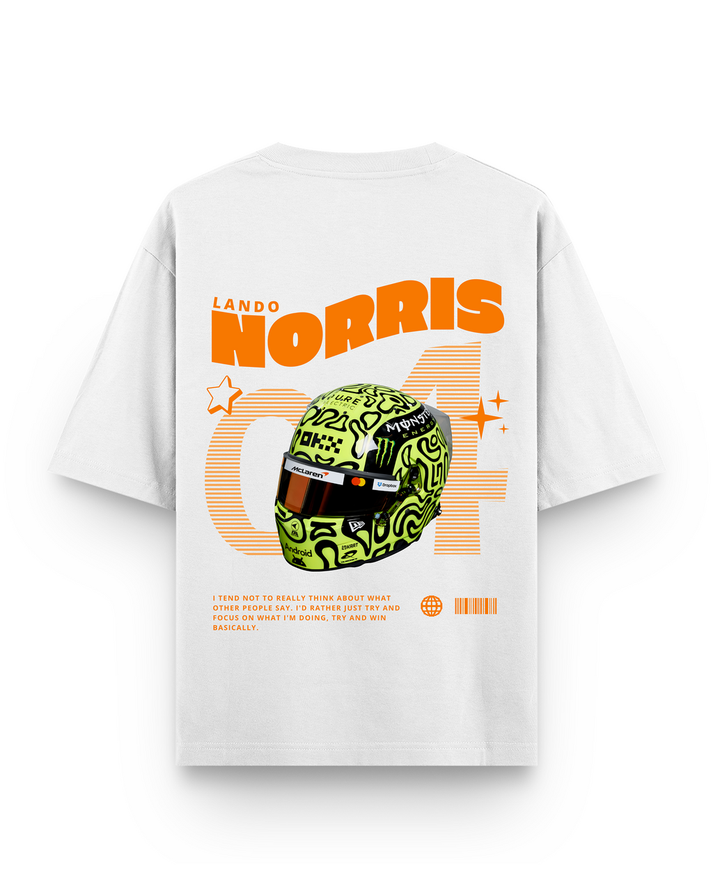 The 'Last Lap Lando' Oversized Tee