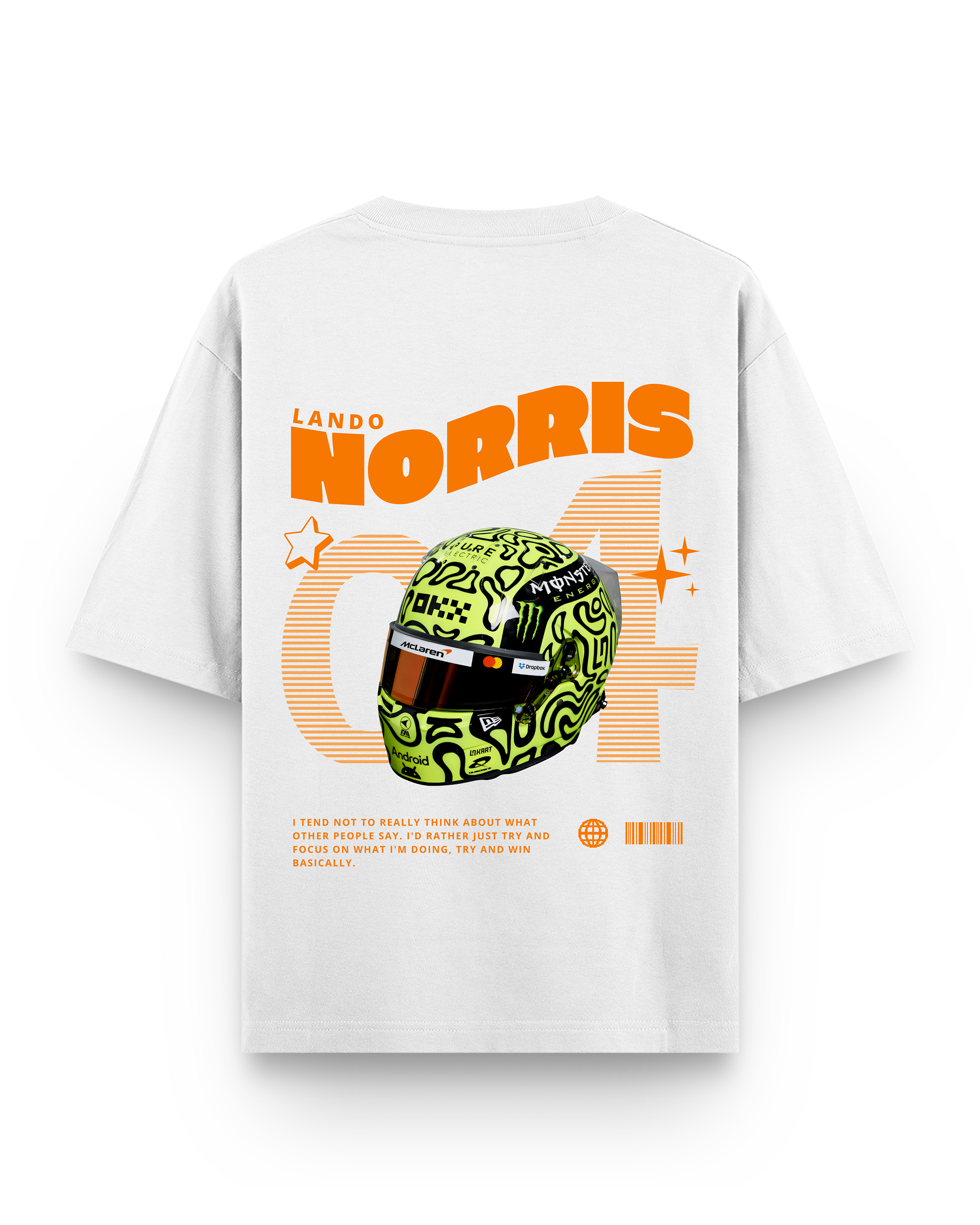 The 'Last Lap Lando' Oversized Tee